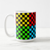 Kleurrijke printplaat Retro Style Mok Cup (Links)