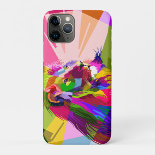 Kleurrijke Prismatische Pop Art Leeuw Design Case-Mate iPhone Case