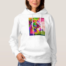 Kleurrijke Prismatische Pop Art Leeuw Design
