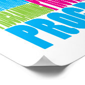 Kleurrijke programmering poster (Hoek)