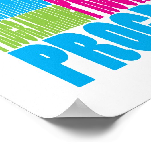 Kleurrijke programmering poster (Hoek)