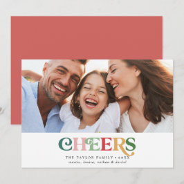 Kleurrijke Proost Gelukkig Nieuwjaar Landschap Fot Feestdagenkaart