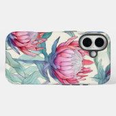 Kleurrijke Protea Apple iPhone 16 Stoer Hoesje (Achterkant (horizontaal))