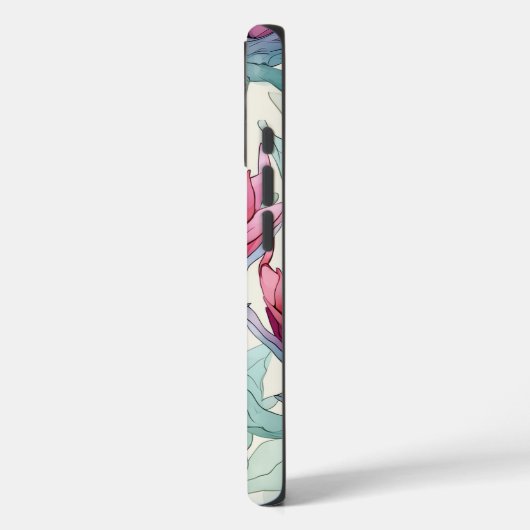 Kleurrijke Protea Apple iPhone 16 Stoer Hoesje (Achterkant / Links)