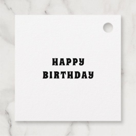 Kleurrijke Psychedelia Airbrush Art Gift Labels (Achterkant)