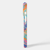 Kleurrijke Psychedelia Airbrush Art iPhone Case (Achterkant / Links)