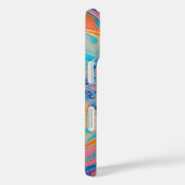 Kleurrijke Psychedelia Airbrush Art iPhone Case (Achterkant / Rechts)