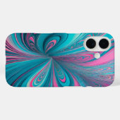 Kleurrijke Psychedelia Airbrush Art iPhone Case (Achterkant (horizontaal))