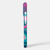 Kleurrijke Psychedelia Airbrush Art iPhone Case (Achterkant / Links)