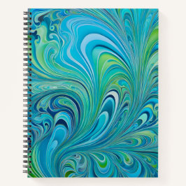 Kleurrijke Psychedelia Airbrush Art Spiral Notitie Notitieboek