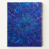 Kleurrijke Psychedelia Airbrush Art Spiral Notitie Notitieboek (Achterkant)