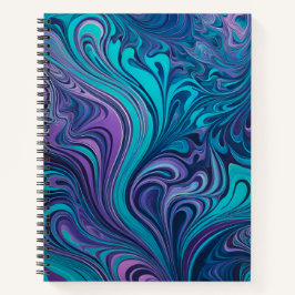 Kleurrijke Psychedelia Airbrush Art Spiral Notitie Notitieboek