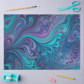 Kleurrijke Psychedelia Airbrush Art Weefselpapier Tissuepapier (Craft)