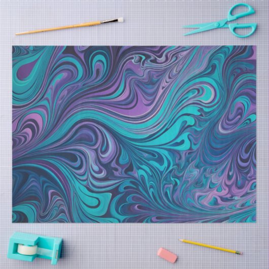 Kleurrijke Psychedelia Airbrush Art Weefselpapier Tissuepapier (Craft)