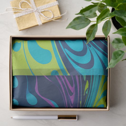 Kleurrijke Psychedelia Airbrush Art Weefselpapier Tissuepapier (Geschenk)