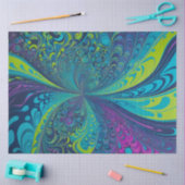 Kleurrijke Psychedelia Airbrush Art Weefselpapier Tissuepapier (Craft)