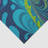 Kleurrijke Psychedelia Airbrush Art Weefselpapier Tissuepapier (Detail)