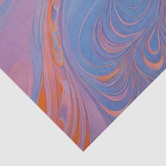 Kleurrijke Psychedelia Airbrush Art Weefselpapier Tissuepapier (Detail)