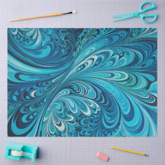 Kleurrijke Psychedelia Airbrush Art Weefselpapier Tissuepapier (Craft)