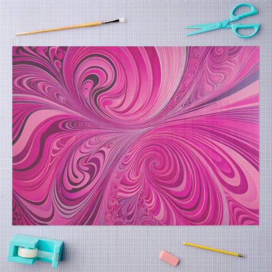 Kleurrijke Psychedelia Airbrush Art Weefselpapier Tissuepapier (Craft)