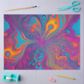 Kleurrijke Psychedelia Airbrush Art Weefselpapier Tissuepapier (Craft)