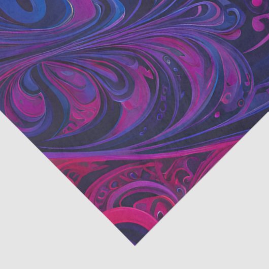 Kleurrijke Psychedelia Airbrush Art Weefselpapier Tissuepapier (Detail)