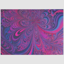 Kleurrijke Psychedelia Airbrush Art Weefselpapier Tissuepapier