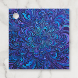 Kleurrijke Psychedelia Airbrush Kunst Cadeautags Bedankjes Labels