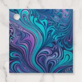 Kleurrijke Psychedelia Airbrush Kunst Cadeautags Bedankjes Labels