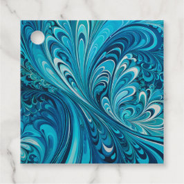 Kleurrijke Psychedelia Airbrush Kunst Cadeautags Bedankjes Labels