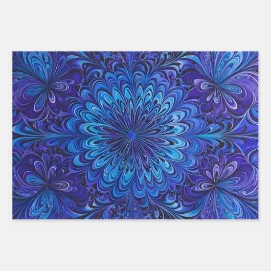 Kleurrijke Psychedelia Art Wrapping Paper Sheets (Voorkant 2)