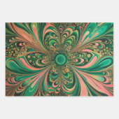 Kleurrijke Psychedelia Art Wrapping Paper Sheets (Voorkant 3)