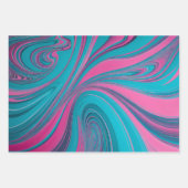 Kleurrijke Psychedelia Art Wrapping Paper Sheets (Voorkant 3)