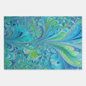 Kleurrijke Psychedelia Art Wrapping Paper Sheets (Voorkant 2)