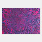 Kleurrijke Psychedelia Art Wrapping Paper Sheets (Voorkant 3)
