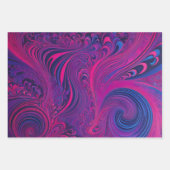 Kleurrijke Psychedelia Art Wrapping Paper Sheets (Voorkant 2)