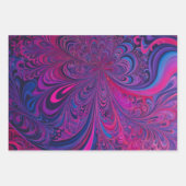 Kleurrijke Psychedelia Art Wrapping Paper Sheets (Voorkant)