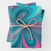 Kleurrijke Psychedelia Art Wrapping Paper Sheets