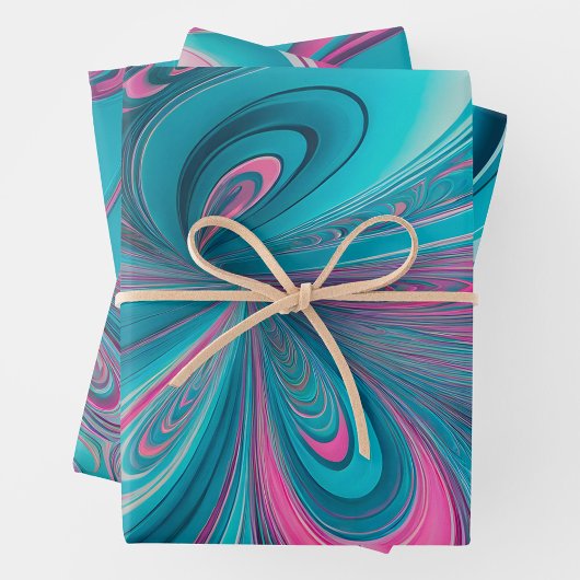 Kleurrijke Psychedelia Art Wrapping Paper Sheets