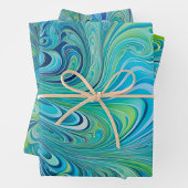 Kleurrijke Psychedelia Art Wrapping Paper Sheets