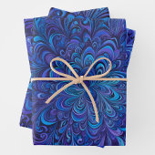 Kleurrijke Psychedelia Art Wrapping Paper Sheets