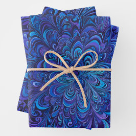 Kleurrijke Psychedelia Art Wrapping Paper Sheets