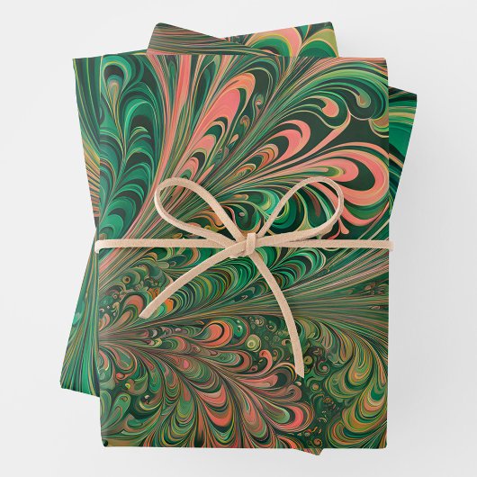 Kleurrijke Psychedelia Art Wrapping Paper Sheets