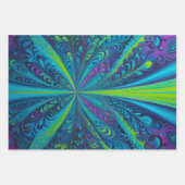 Kleurrijke Psychedelia Art Wrapping Paper Sheets (Voorkant 3)