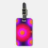 kleurrijke psychedelics art 4667 bagagelabel (Voorkant verticaal)