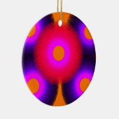 kleurrijke psychedelics art 4667 keramisch ornament (Rechts)
