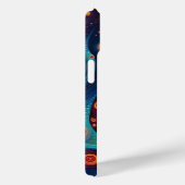 Kleurrijke Psychedelische Abstracte Kunst Case-Mate iPhone Case (Achterkant / Rechts)