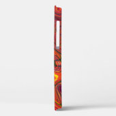 Kleurrijke psychedelische achtergrond gemaakt van  Case-Mate iPhone case (Achterkant / Links)