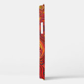 Kleurrijke psychedelische achtergrond gemaakt van  Case-Mate iPhone case (Achterkant / Rechts)