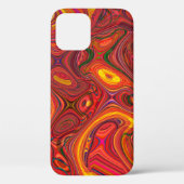 Kleurrijke psychedelische achtergrond gemaakt van  Case-Mate iPhone case (Achterkant)